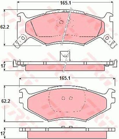 Pastillas de freno Chrysler Voyager I ()