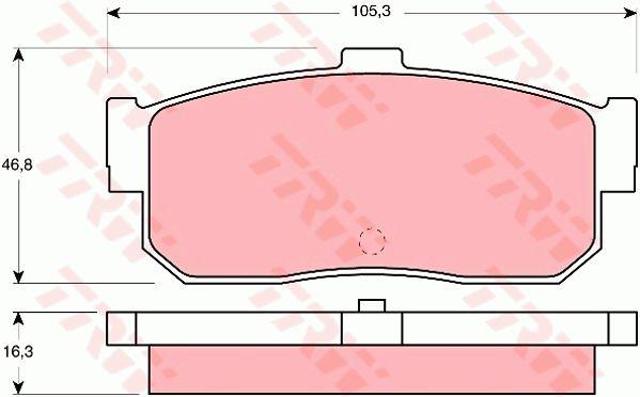 GDB1172 Pastillas de freno traseras de disco  comprar en Pontevedra