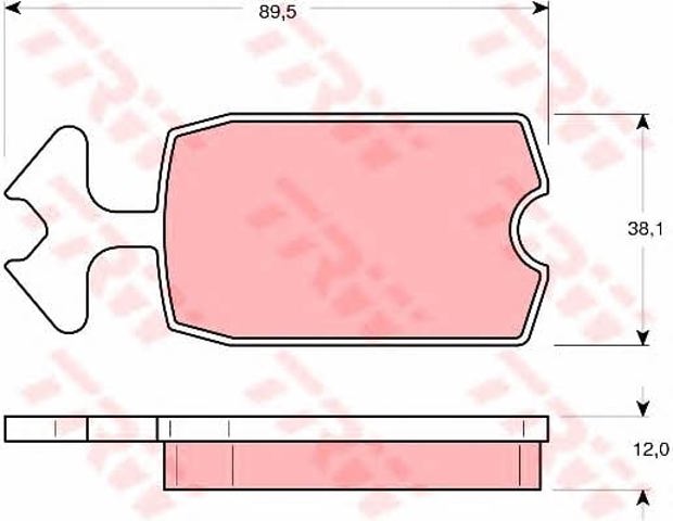 Precio del repuesto Pastillas de freno delanteras 2 CV  descapotable