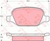 Pastilla de freno GDB1520 TRW