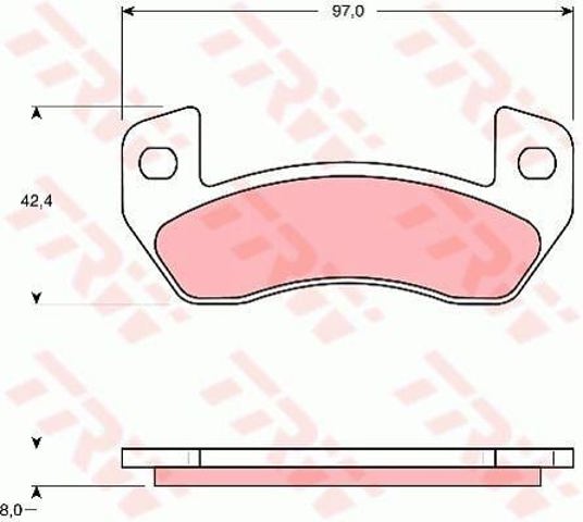 GDB1680 Pastillas de freno traseras  en stock Sabadell
