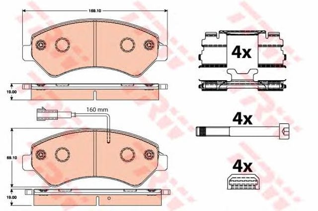 TRW GDB2072 Pastillas de freno comprar Tarragona