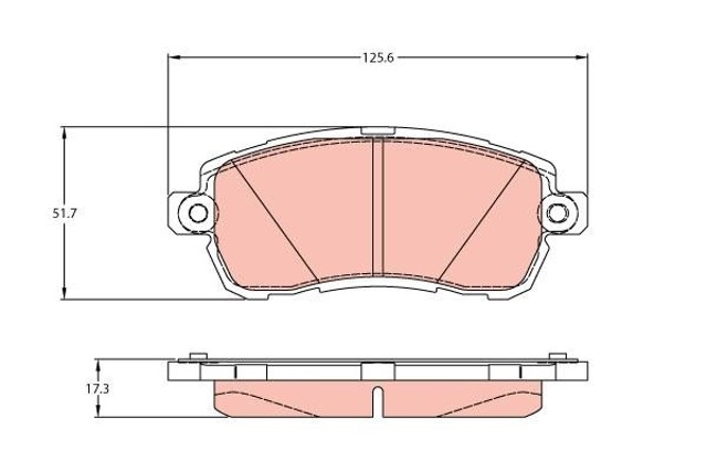 Precio del repuesto Pastillas de freno delanteras Ka  hatchback