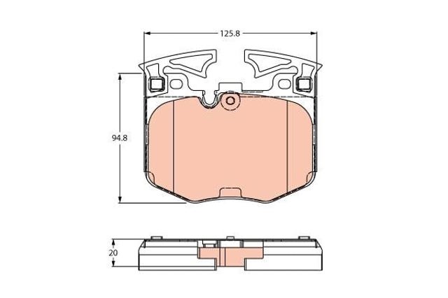 Pastillas de freno delanteras BMW 5 G30, F90