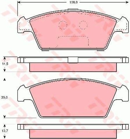 TRW GDB3108 Pastillas de freno comprar Tarragona