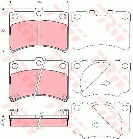 GDB3219 TRW Pastillas de freno comprar Bilbao