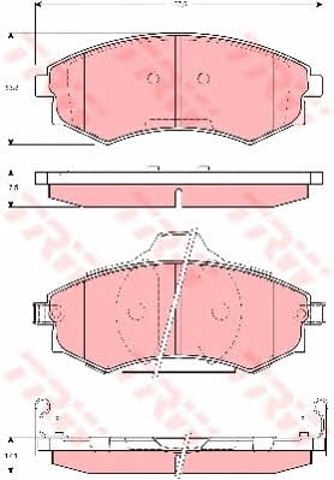 TRW GDB3283 Pastillas de freno comprar Pamplona