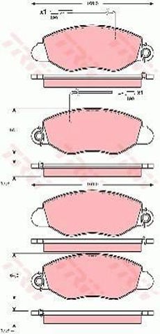 TRW GDB3354 Pastillas de freno comprar Barcelona