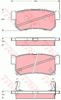 Pastillas freno traseras GDB3382 TRW