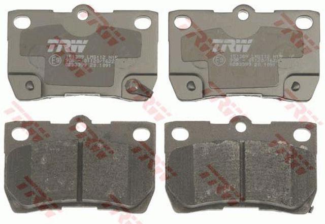 TRW GDB3399 Pastillas de freno traseras  en stock Terrassa