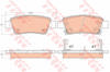 Pastilla de freno GDB3576 TRW