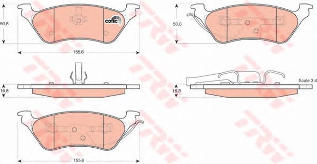 GDB4130 Pastillas de freno traseras  en stock Sabadell