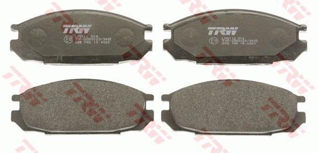 TRW GDB745 Pastillas de freno traseras  en stock Terrassa