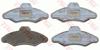 Pastillas delanteras GDB897 TRW