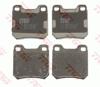 Pastillas traseras de freno GDB915 TRW