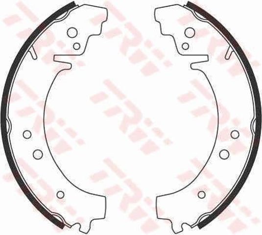Zapatas de freno traseras GS8222 TRW