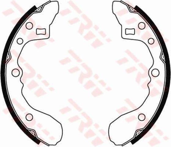Zapatas de freno traseras GS8286 TRW