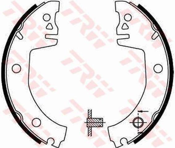 Zapatas de freno traseras GS8300 TRW