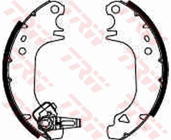 TRW GS8322 Zapatas de freno de tambor traseras  disponible Lugo