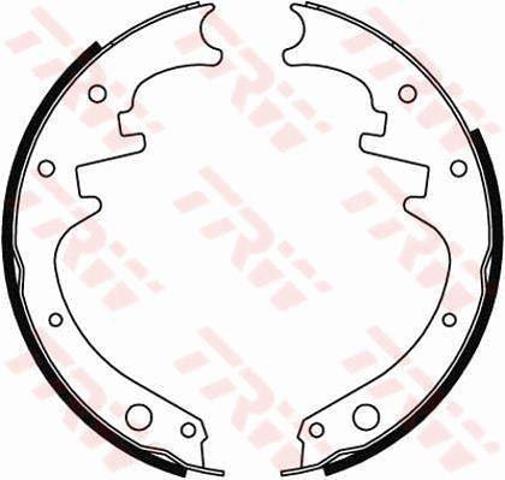 Zapatas de freno traseras GS8412 TRW
