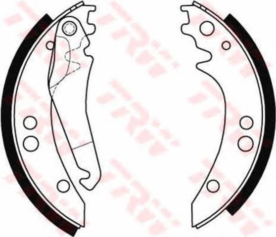 Zapatas de freno traseras GS8434 TRW