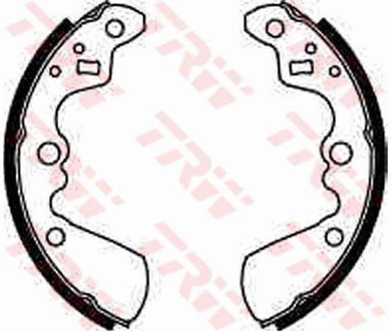 Zapatas de freno traseras GS8597 TRW