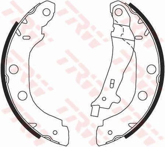GS8655 Zapatas de freno de tambor traseras  comprar en Reus