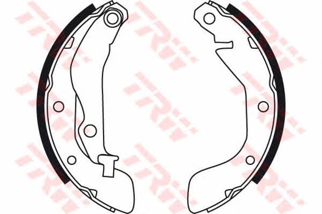 TRW GS8760 Zapatas de freno de tambor traseras  disponible Lugo