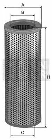 Filtros de aceite HD1057 MANN