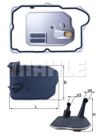 MAHLE HX161D Filtro de transmisión automática  comprar en Murcia