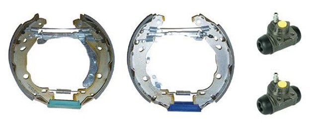 Kit de zapatas de frenos de tambor, con cilindros, completo K68074 BREMBO