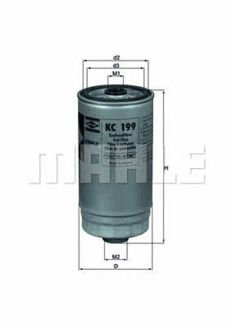 KC199 MAHLE Filtro de combustible comprar Bilbao