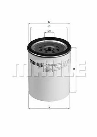 KC384D Filtro de combustible  comprar en Pontevedra
