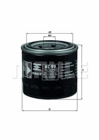 MAHLE KC99 Filtro de combustible comprar Pamplona
