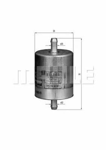KL145 MAHLE Filtro de combustible  disponible Alicante