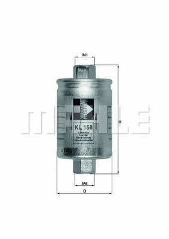 KL158 Filtro de combustible  comprar en Reus