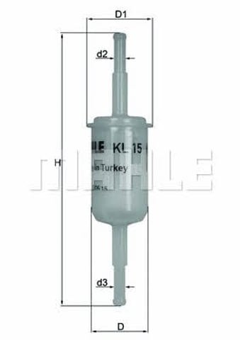 KL15OF Filtro de combustible  comprar en Pontevedra