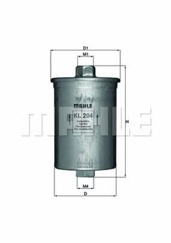 MAHLE KL204 Filtro de combustible  comprar en Albacete