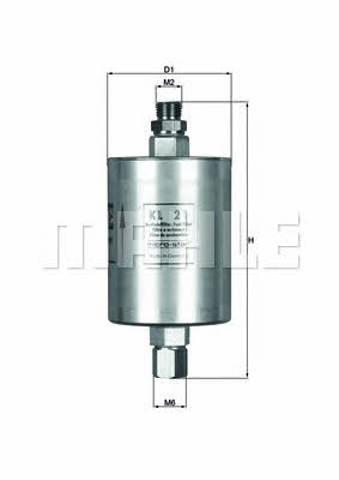MAHLE KL21 Filtro de combustible  en stock Valencia