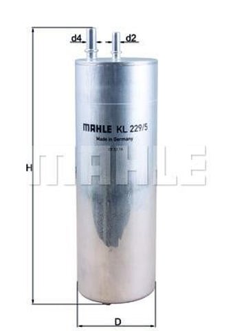 MAHLE KL2295 Filtro de combustible  disponible España