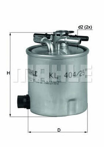 KL40425 MAHLE Filtro de combustible comprar Madrid