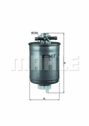 MAHLE KL410D Filtro de combustible comprar Pamplona
