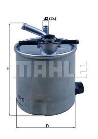KL44043 MAHLE Filtro de combustible  disponible Vigo