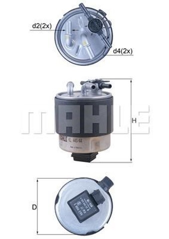 MAHLE KL44044 Filtro de combustible  comprar en Albacete
