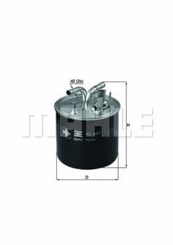 MAHLE KL447 Filtro de combustible  disponible Valladolid