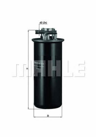KL454 MAHLE Filtro de combustible  comprar en Jaén