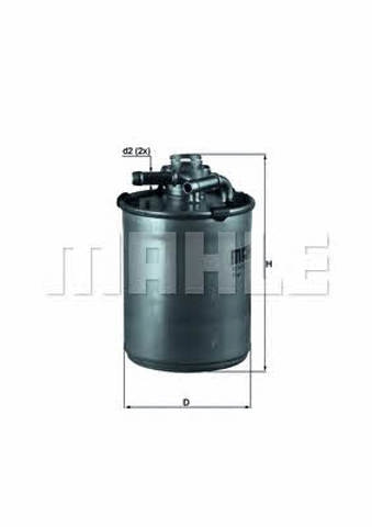 MAHLE KL497D Filtro de combustible  comprar en Albacete