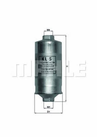 Filtro combustible Audi 80 82