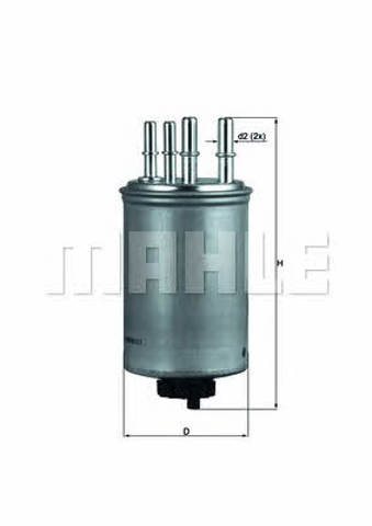 KL506 MAHLE Filtro de combustible  comprar en Lleida