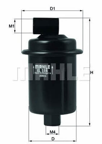 MAHLE KL516 Filtro de combustible  comprar en Albacete